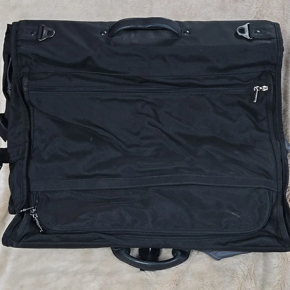 Tumi Ballistic Nylon Black Garment Bag Luggage Travel Suitcase